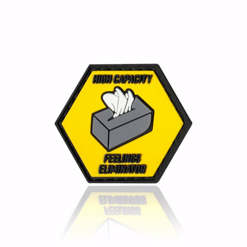 Valken Tactical Hi-Cap Feeling Eliminator Rubber Hook & Loop Laser Cut Patch NEW