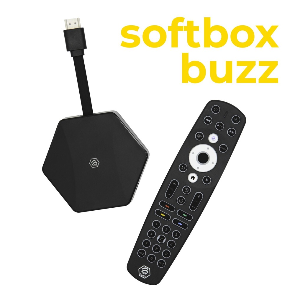 Softbox Buzz TV Box, Monthly App Updates, Built in Support, DVR recording