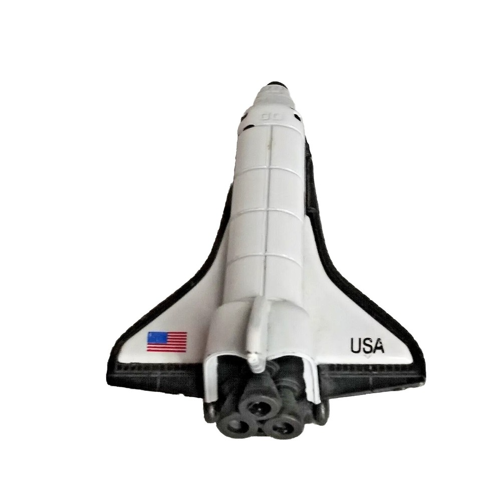 Vintage Space Shuttle Columbia Diecast Metal Pencil Sharpener EUC