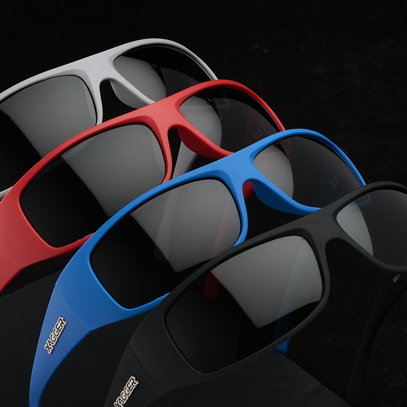 Xagger Sports Polarized Sunglasses for Men Wrap Around Driving Fishing Running