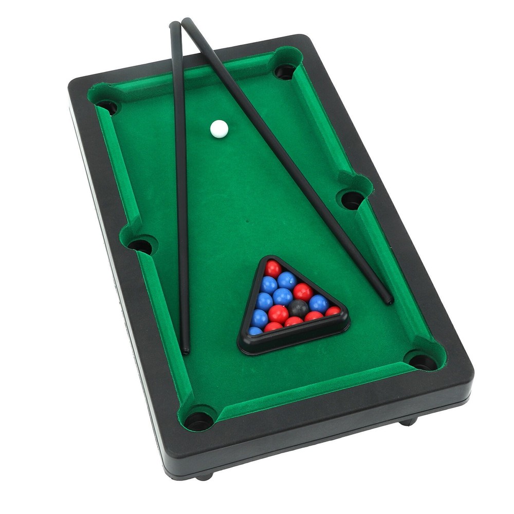 Mini Pool Table Interactive Simulation Miniature Billiard Pool Game Set