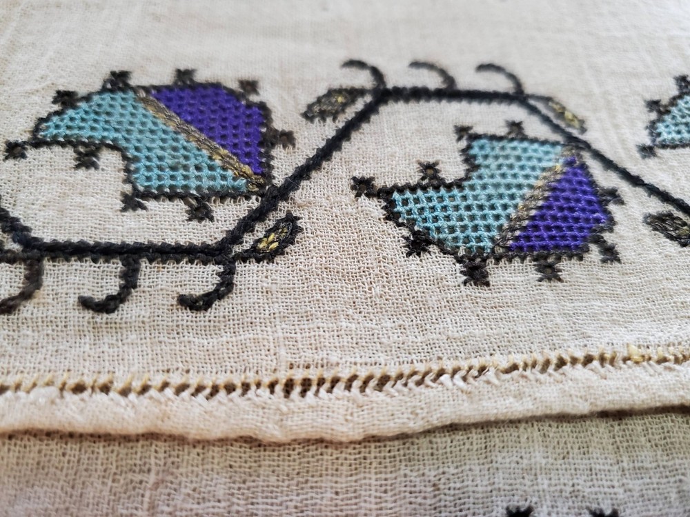 Tradition Kanaviçe Hesap İşi Turkish needlework towel