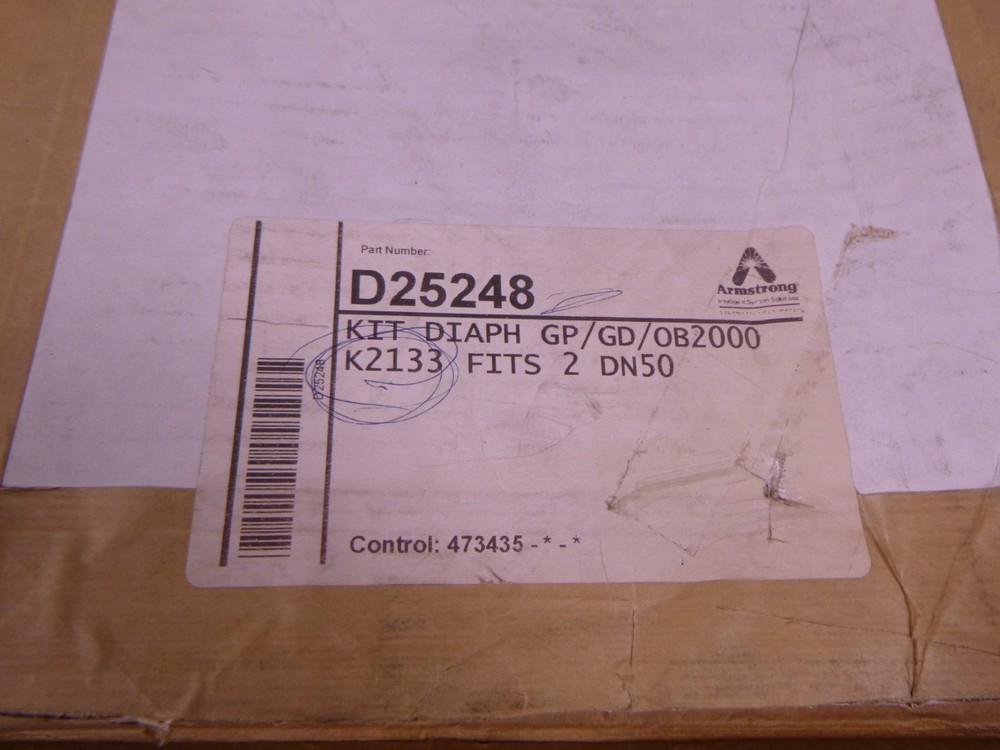Armstrong D25248 Diaphragm Kit Gp/GD/OB2000 K2133 DN50