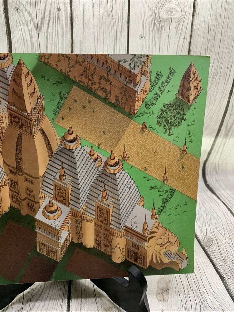 D&D Arigani’s Temple Map/Guide 1990 TSR