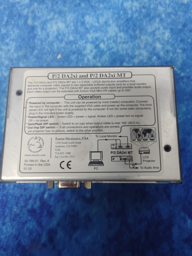 Extron Electronics P/2 DAxi and P/2 DA2xi MT