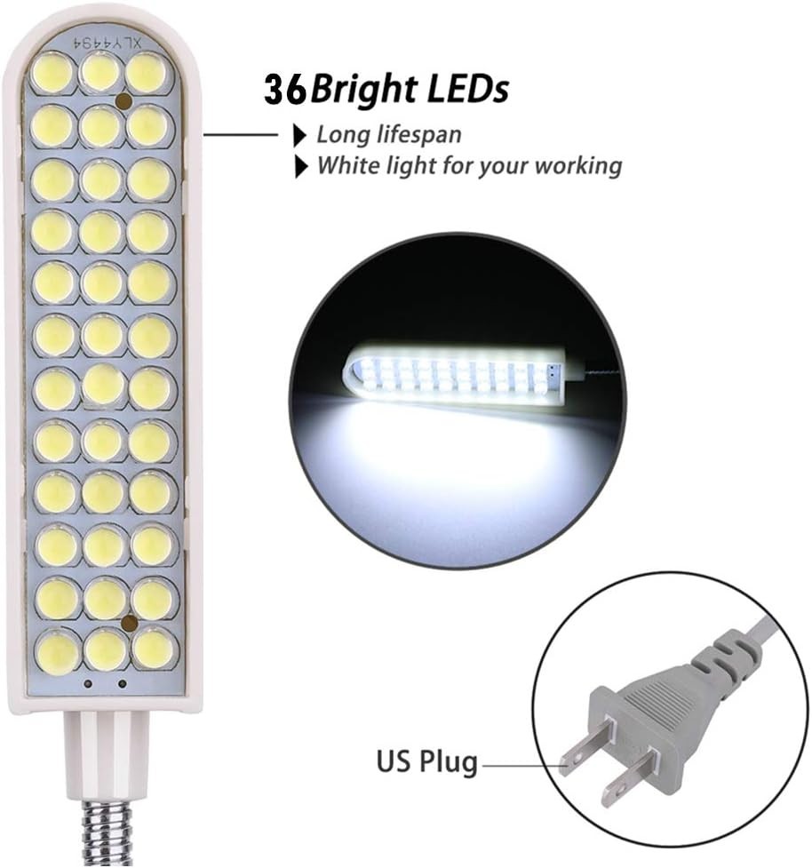 Energy-Efficient 36 LED Craft Light with Strong Magnetic Mount for Versatile Use