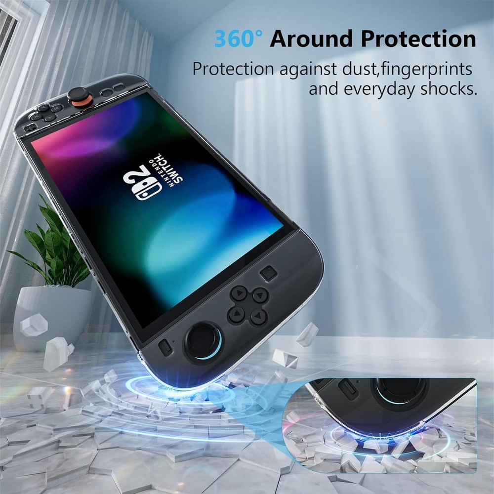 for Nintendo Switch 2 Protective Case + Screen Protector Set Model Xmas ZA