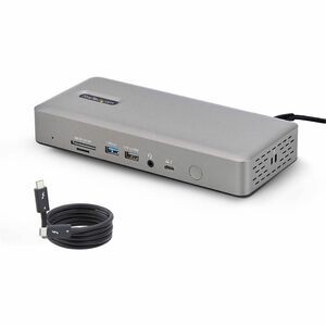 StarTech.com USB4 Thunderbolt 4 Dock 98W Quad Display HDMI/DP Mac/Win