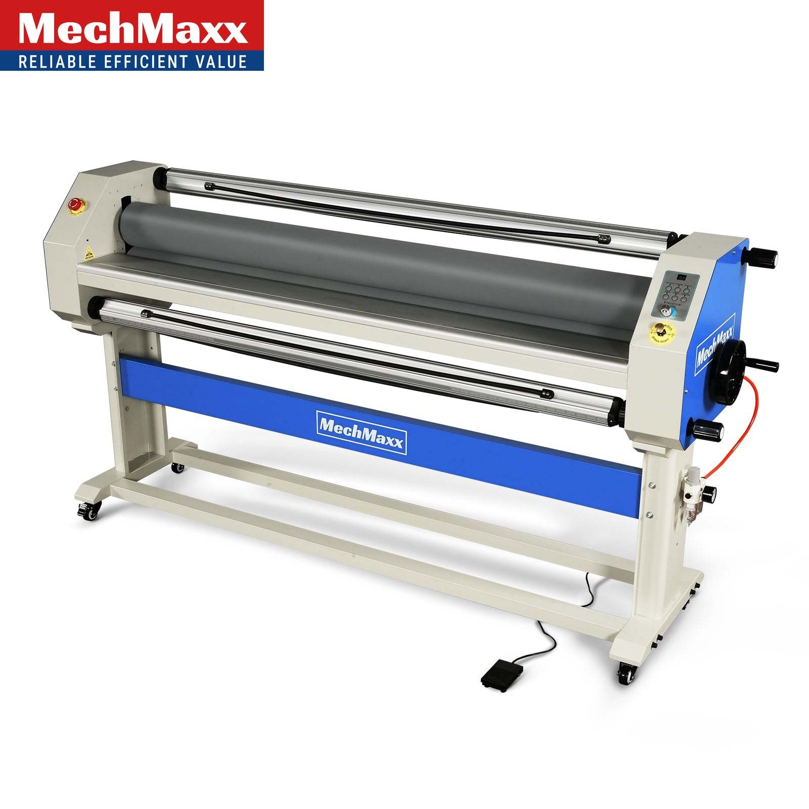 MechMaxx 63" Manual/Electric Cold Laminator w/ Lift & Stand for Vinyl,1600-C3Pro