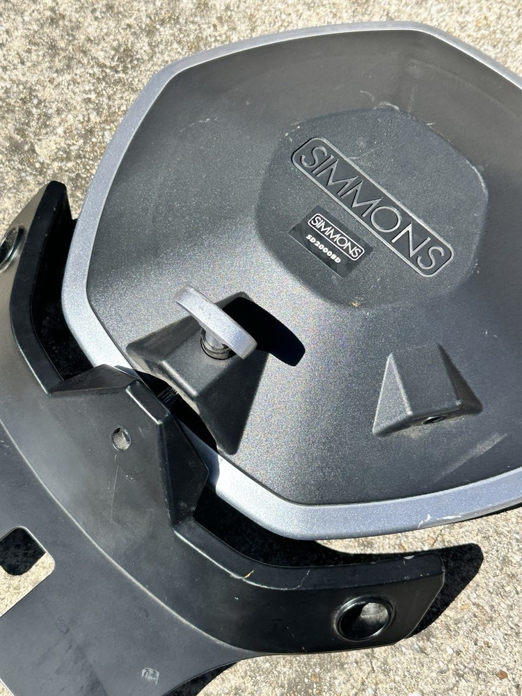 Simmons SD2000D R2334 Kick Drum Pad Mesh Head Electronic Drum Incomplete READ