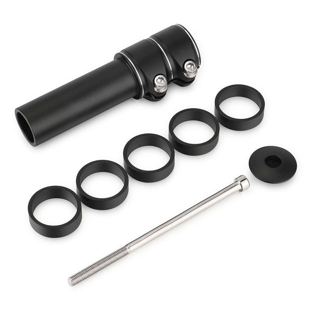Mountain Bike Handlebar Front Fork Stem Riser Extender Extension Head Up Adaptor