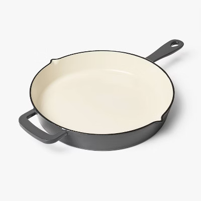 12" Enamel Skillet Gray Eclipse - Figmint