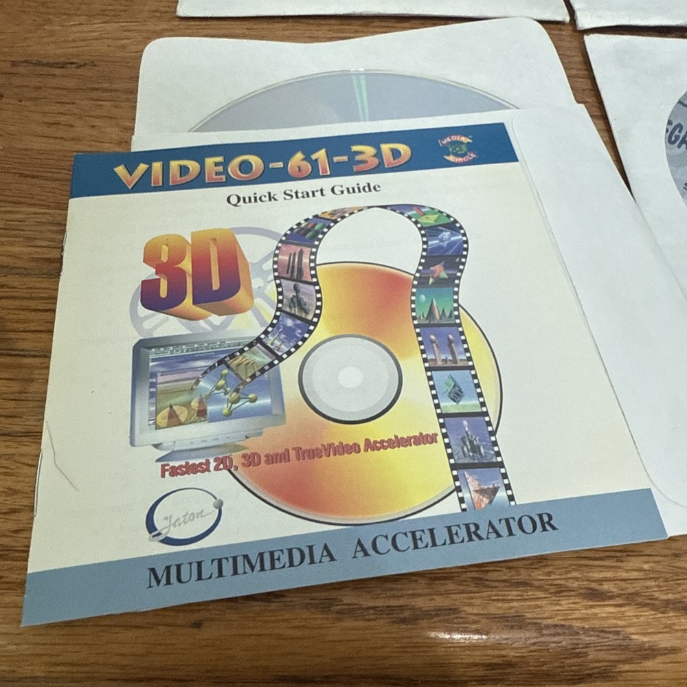 Software & Document Sega Game CD S3 Video Master Discs Multimedia Accelerator