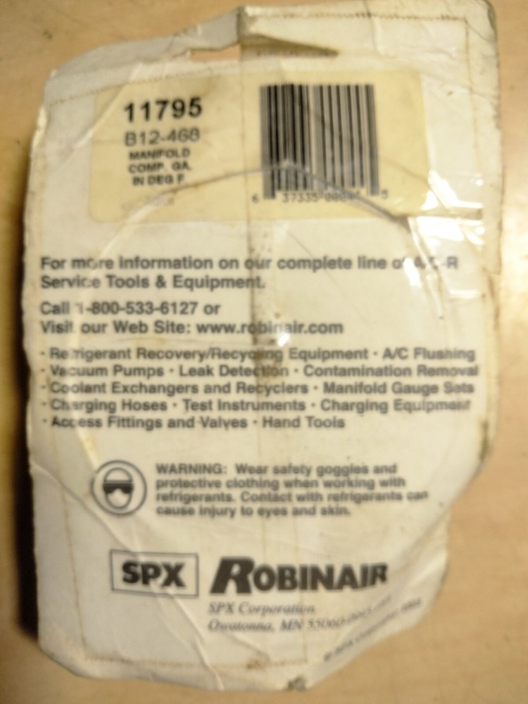 Robinair Universal Compression Gauge