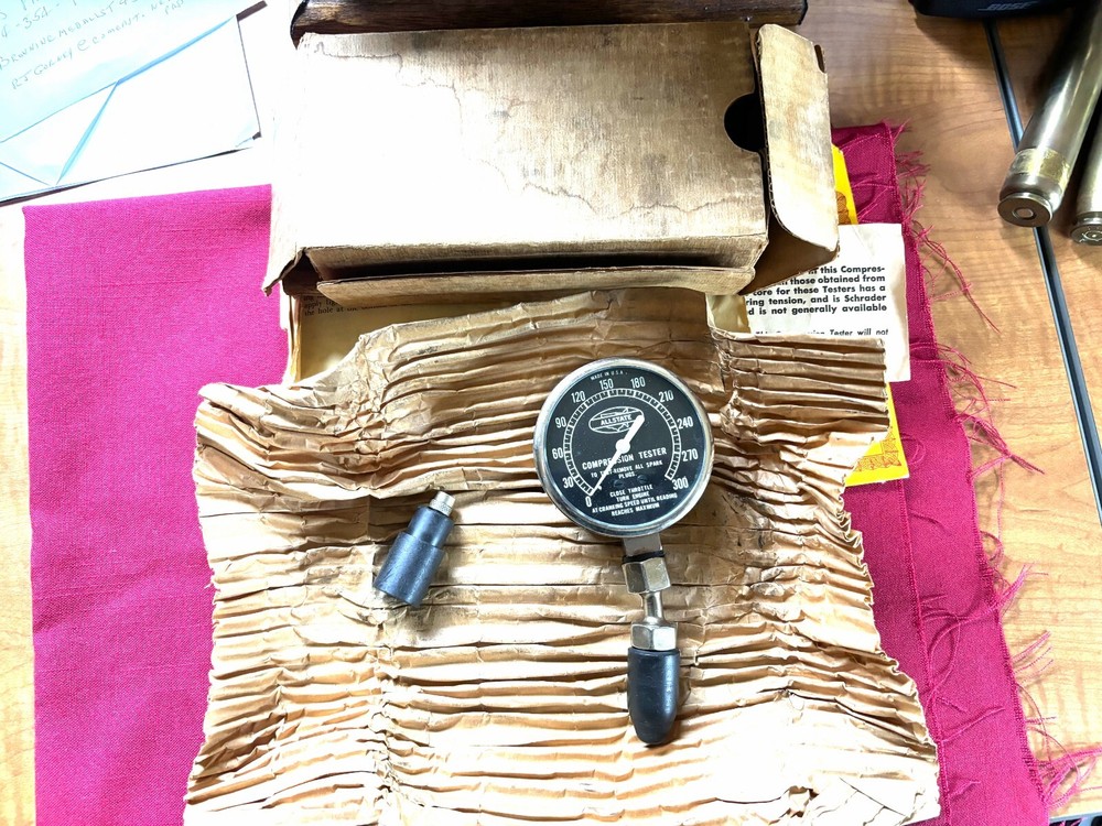 Vintage Sears Compression Tester
