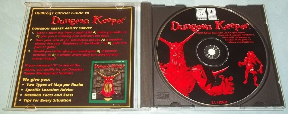 Dungeon Keepr PC CD-ROM VGC