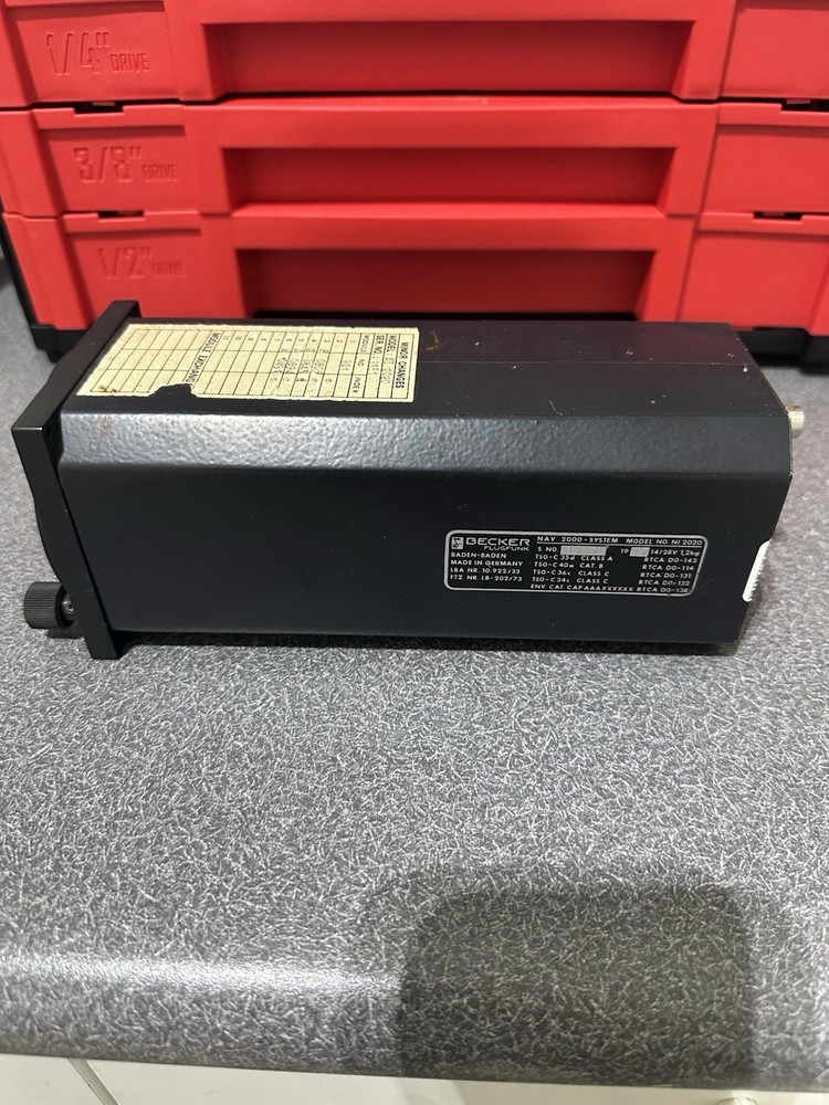 BECKER NI 2020 VOR/ILS INDICATOR NAV-2000