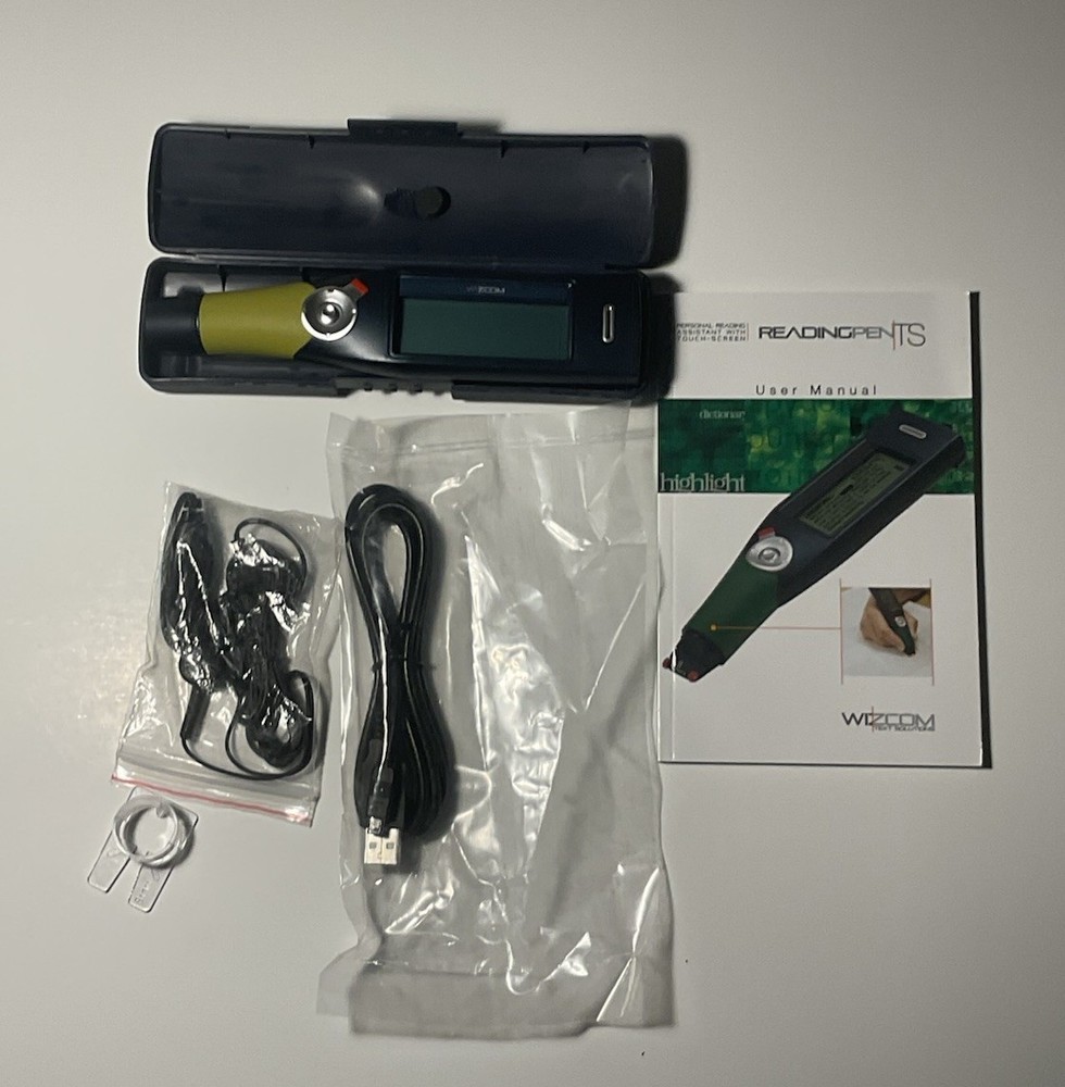 Wizcom ReadingPen TS Text reader Personal Reading Assistant ( New No Box )