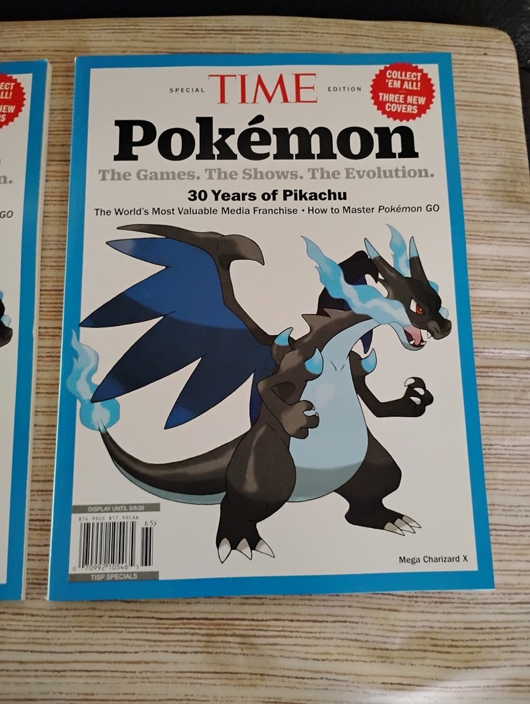 Special Time Edition Pokemon Games Show Evolution Mega Charizard X Cover