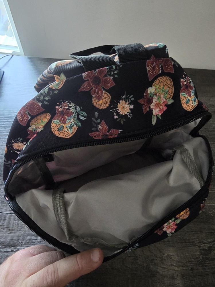 NEW Stranger Things Inspired Mini Backpack - Demogorgon Waffles Eggo Theme 11