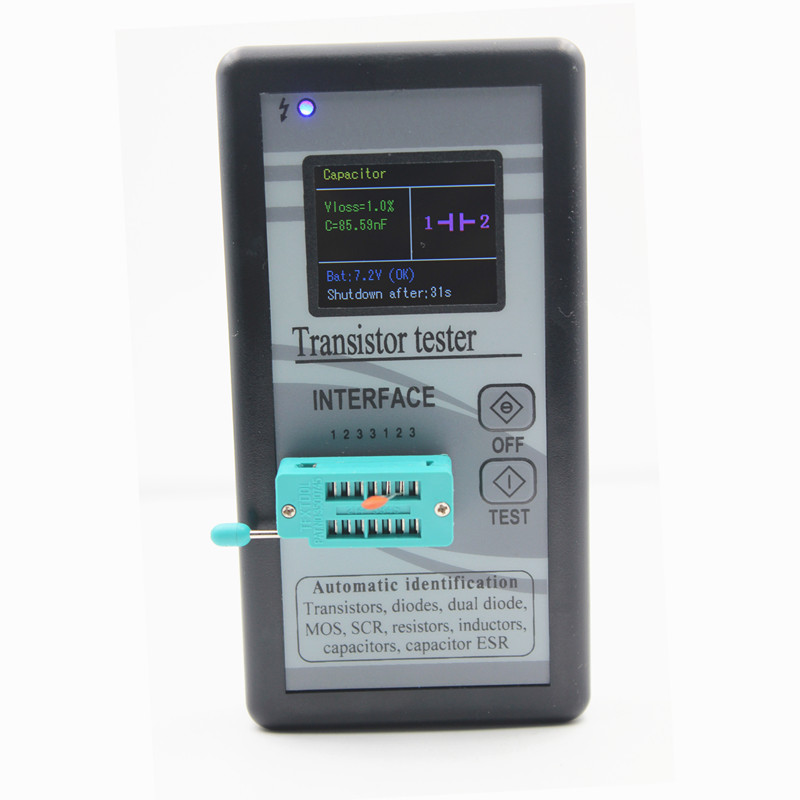 TFT LCD M328 Transistor Tester Diode Triode Capacitance MOS ESR Meter LCR Meter