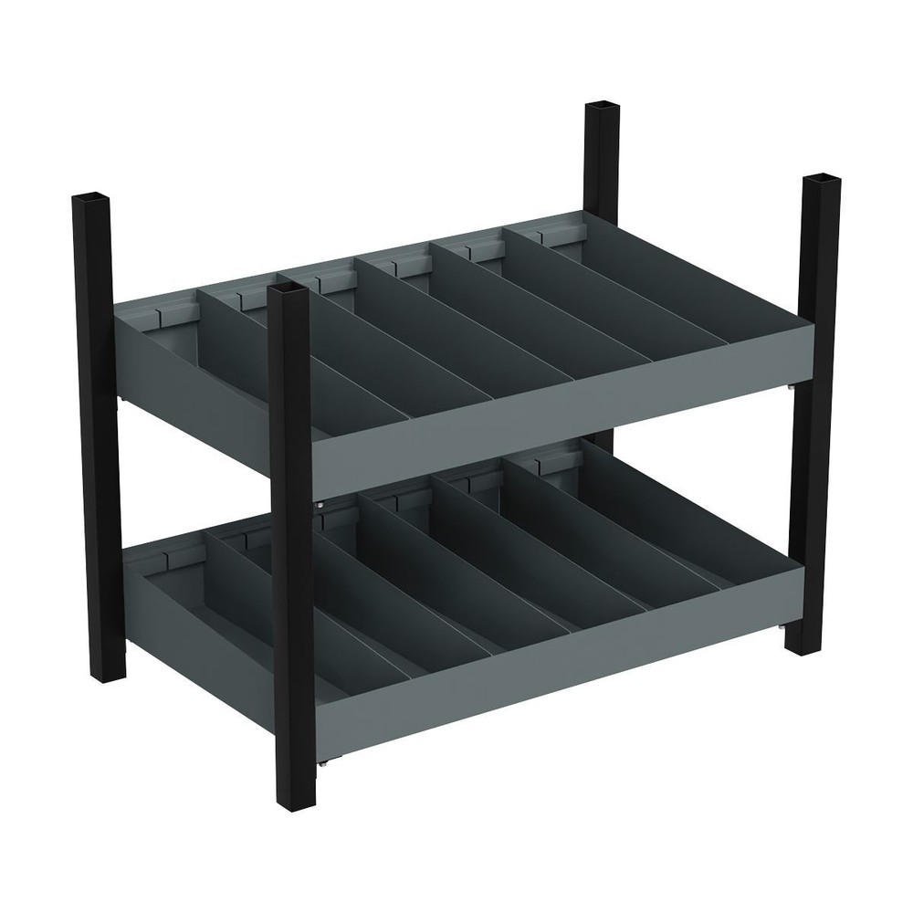 Sealey Modular Racking Mid Unit 2 Compartment Shelve Tool Storage 580mm