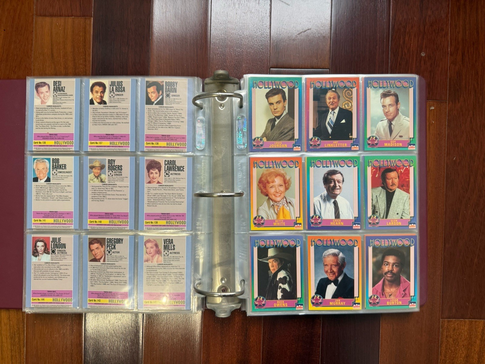 1991 Hollywood Starline 200+ Cards & Binder