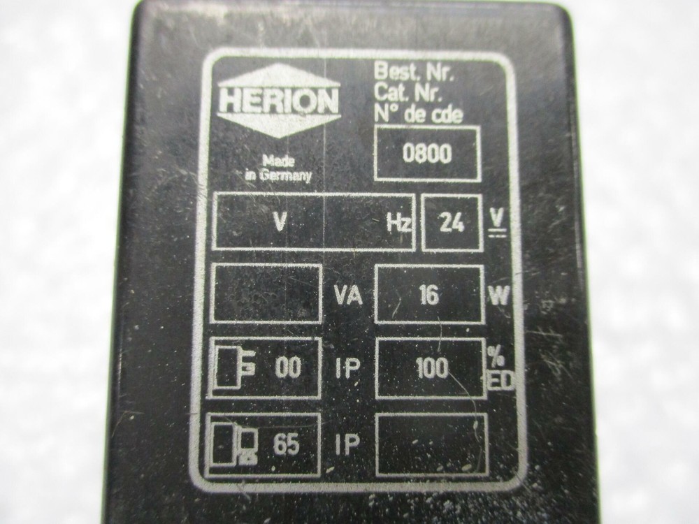 HERION 0800 COIL 110V UNMP