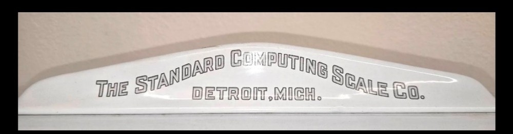 Antique The Standard Computing Scale Co Dry Goods General Store Countertop Scale