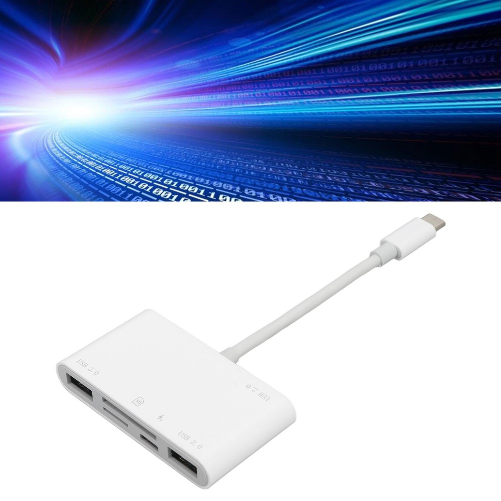 6 In 1 Memory Card Reader Plug And Play High Speed USB C Smart Camera Stora DVSN