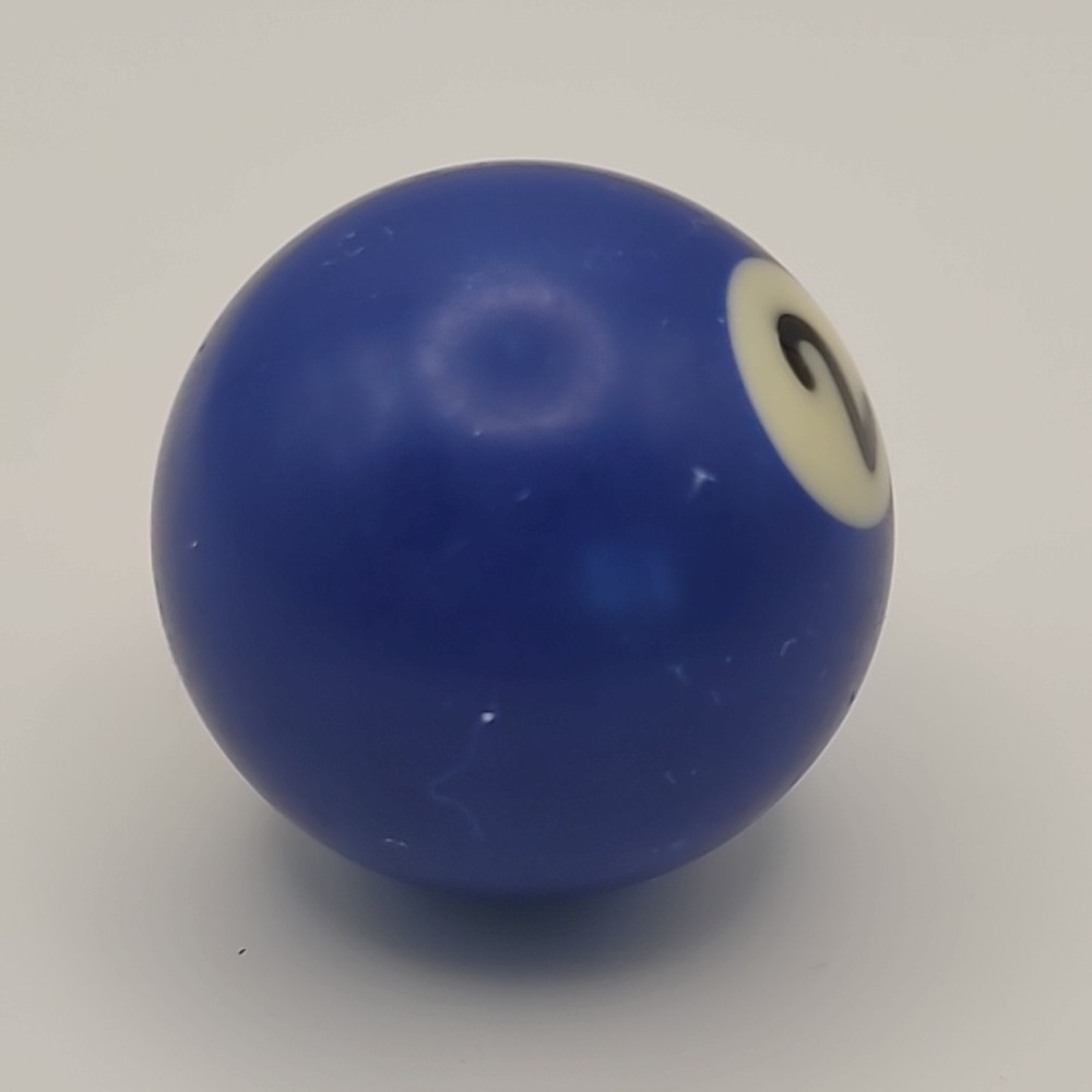 Vintage Billiard Ball / Pool Table Ball Small 1.5" Diameter VTG Solid Blue #2