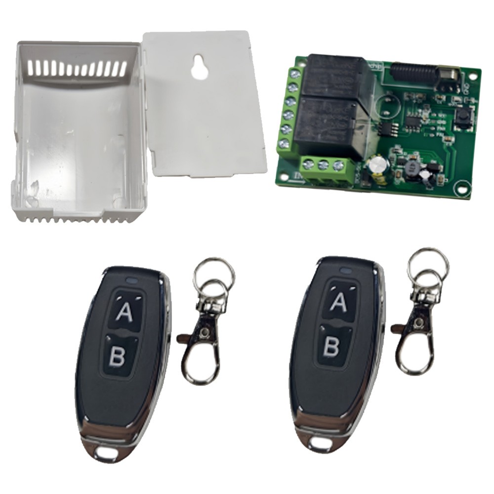 12V 24V 2CH 433Mhz Wireless RF Relay Remote Control Switch Receiver Module USA