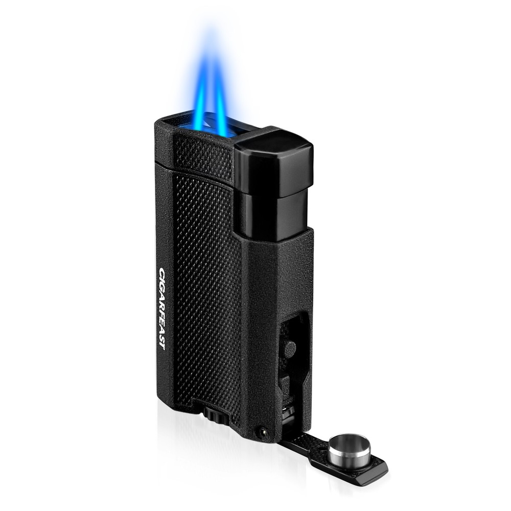 Torch Lighter Butane Refillable Dual Jet Flame Adjustable Windproof Lighter Gift