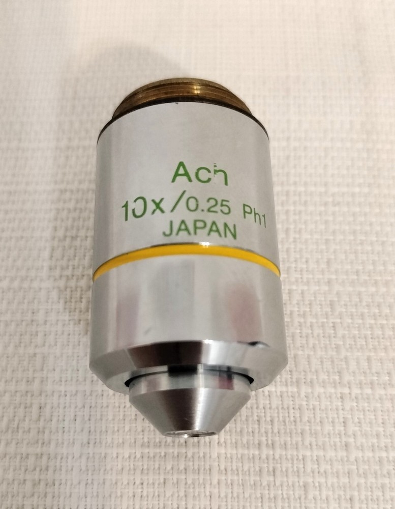 OLYMPUS ACH MICROSCOPE 10X, ACH 10X/0.25 ∞ OBJECTIVE LENS