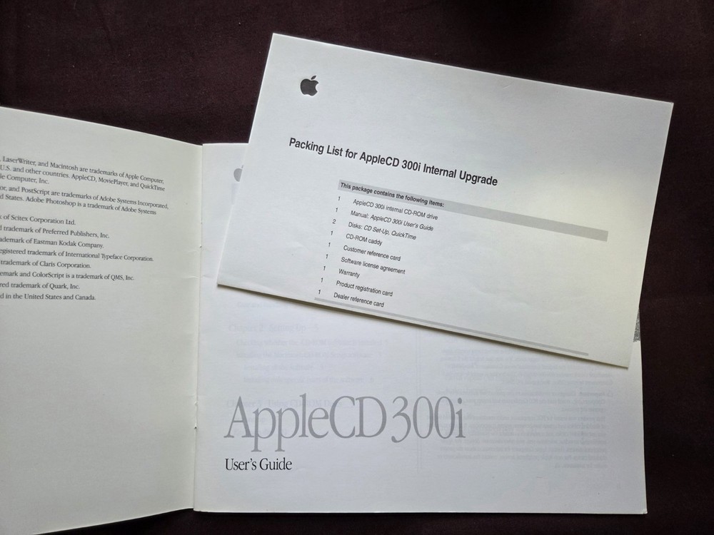 AppleCD300i User's Guide