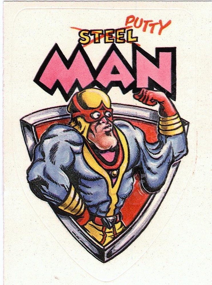 1983 General Mills Zero Heroes Trading Sticker Pack
