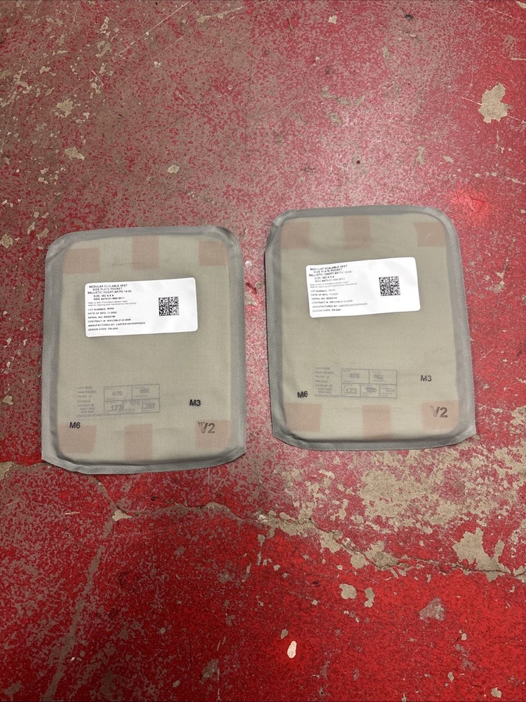 Modular Scalable Vest MSV Side Plate 6x8 Soft Inserts