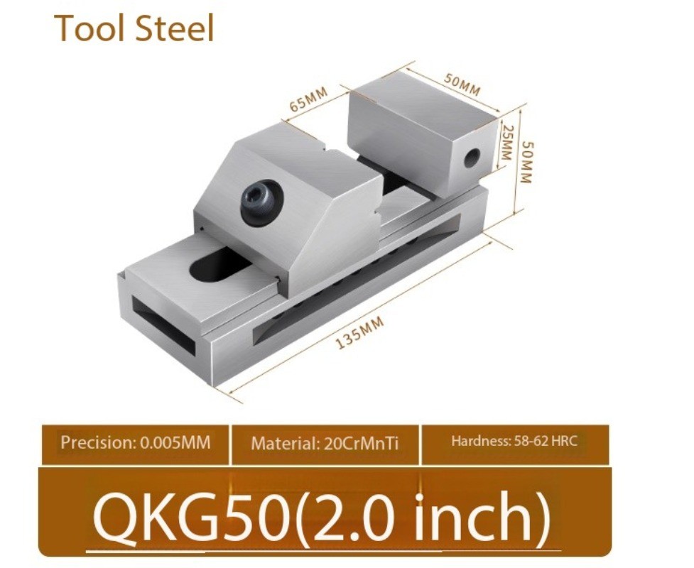CNC High-precision Quick-motion Flat Vise Grinding Machine Milling Machine