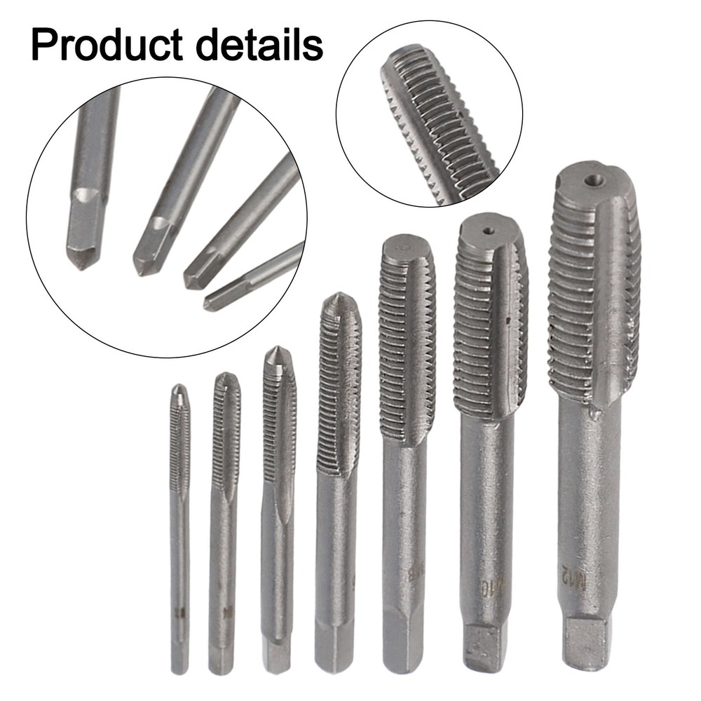 Tap Drill Bits Spiral Pointed Tap Hand Tools High Accuracy Kit Right Hand