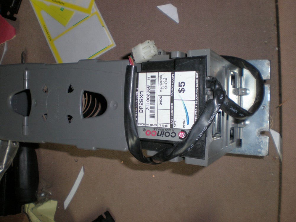 1 Coinco bp2bxm bill pro 1&5 Bill Validator bill acceptor mdb harness