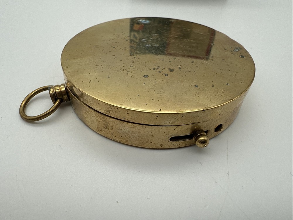 Pocket Compass Authentic Models CO003 BRASS Replica W/Box