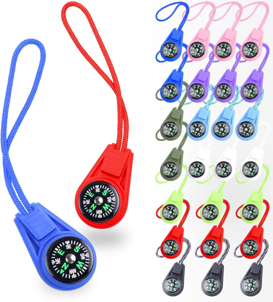 Compass Bulk Mini Compass for Navigation Lesson,Plastic Compasses for Party Favo