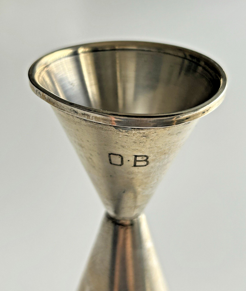 1943 Sterling Silver Double Jigger Drinks Measure