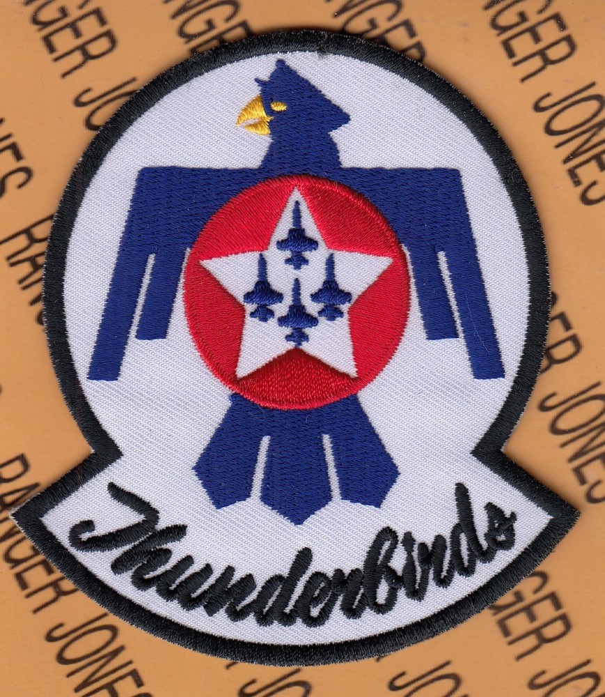 USAF Air Force Flight Demonstration Team THUNDERBIRDS ~4" patch c/e T4