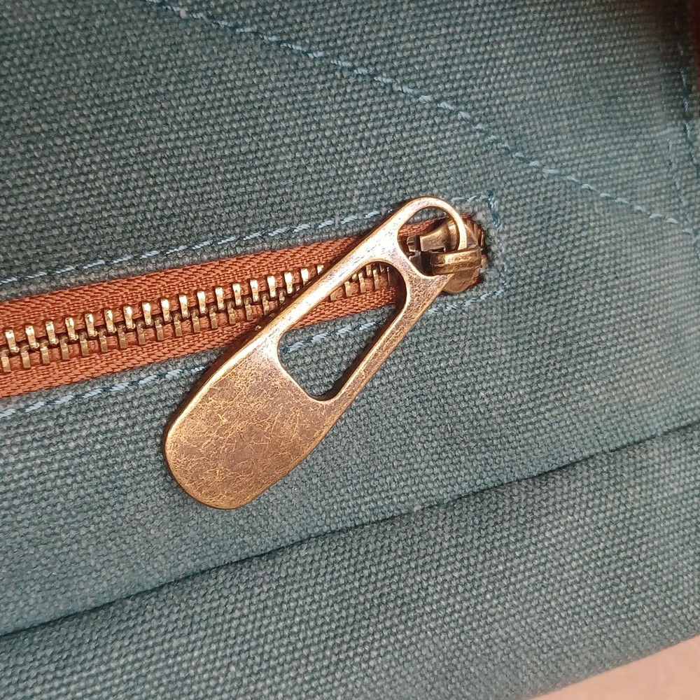 ZEDE Paris Station platform backpack Canvas Leather Designer