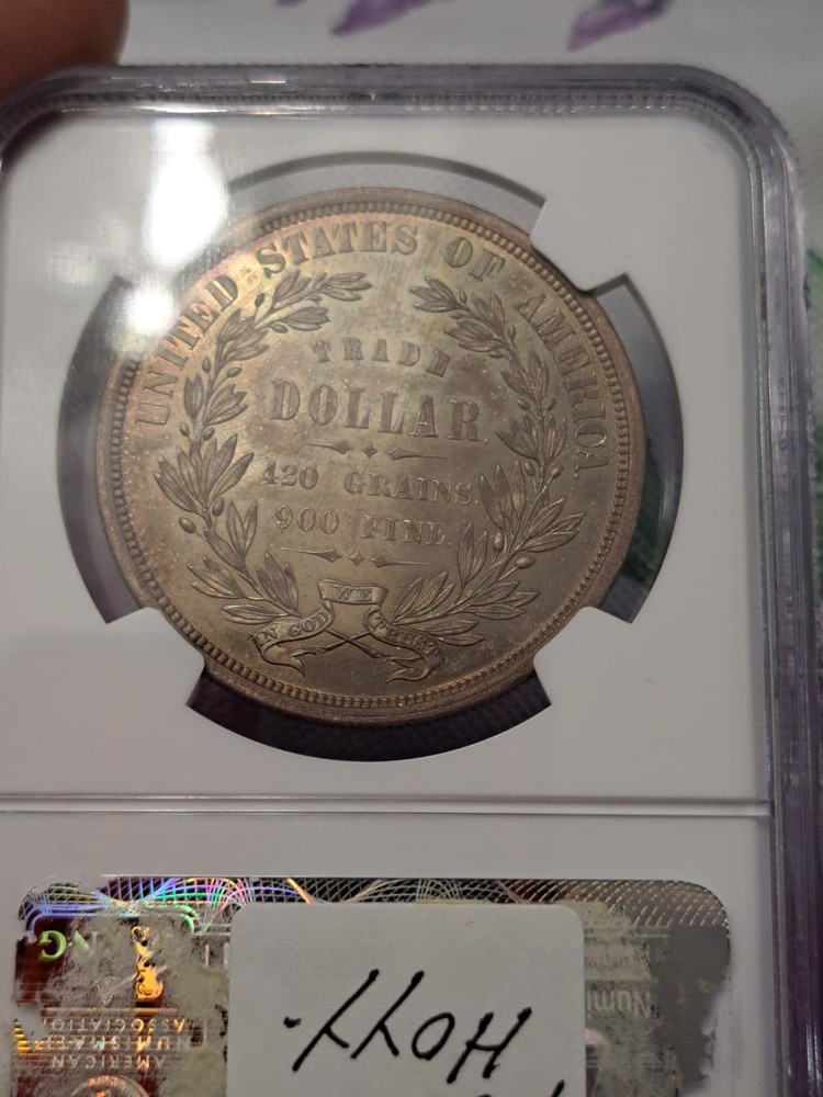 1873 TRADE DOLLAR PATTERN J-1276 NGC PF62