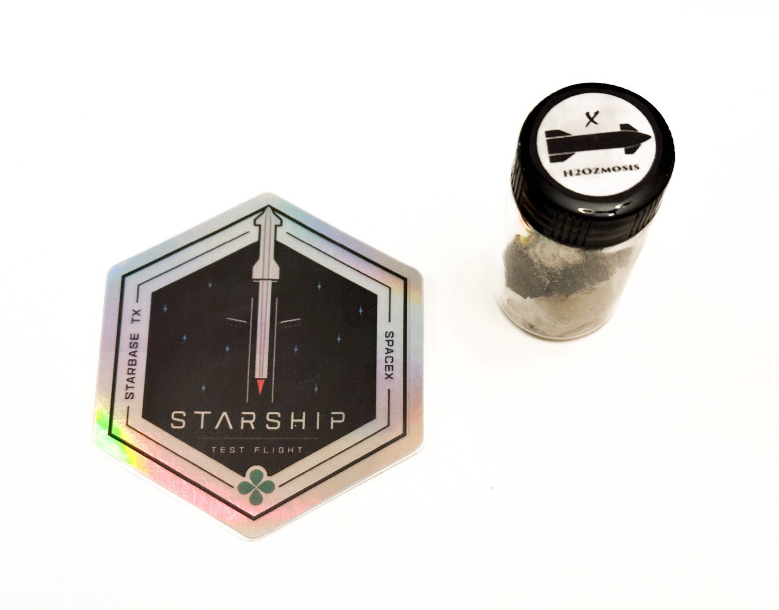 Space X Starship SN24 Heat Shield Thermal Tile Fragments 1 Custom Display Glass