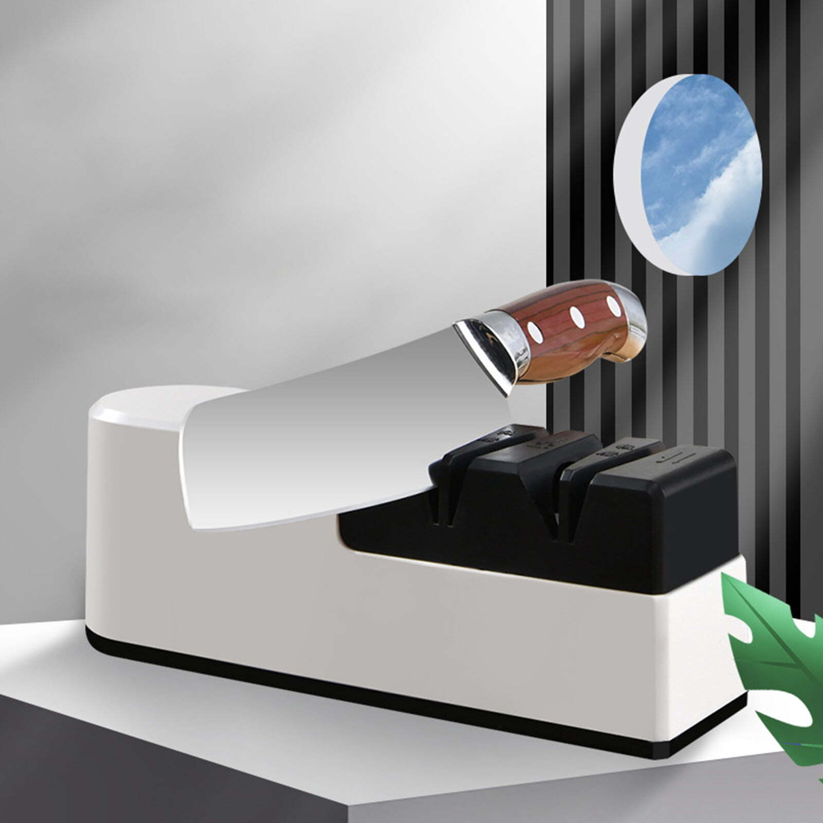 Electric Knife Sharpener Professional Kitchen Sharpening Stone Grinder knives