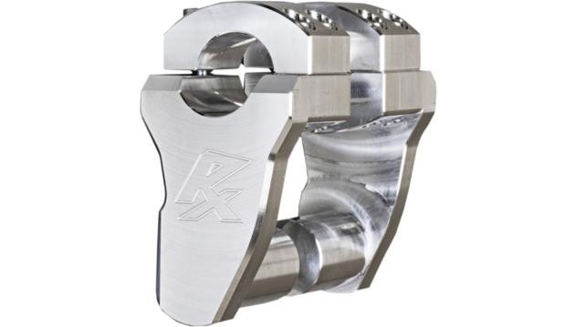 Rox Speed FX Pivoting Extended Stem Risers For 1" Handlebar 2" Machined Chrome