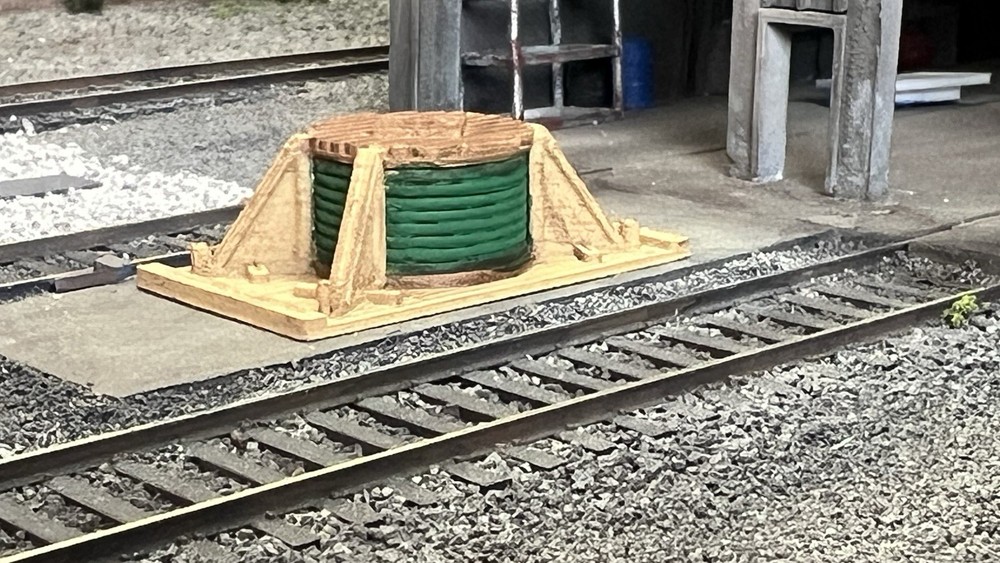 N Scale Cable Drum On Pallet - Car Load (3)